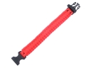 Red Para-Cord Military Survival Bracelet